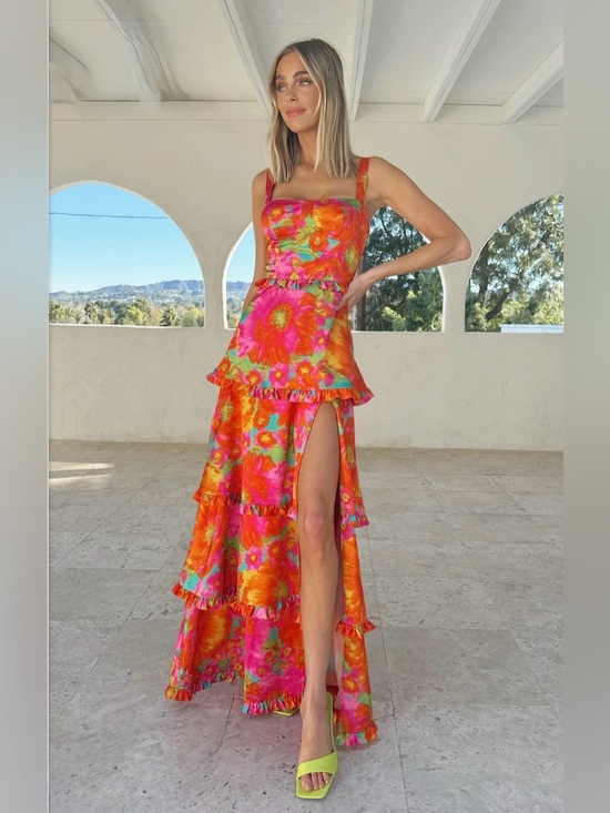 Show Me Your MuMu Dresses & Skirts - Show Me Your MuMu Lady Corset Maxi Dress Sz L